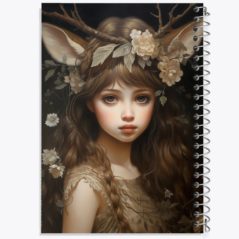 دفتر نقاشی 50 برگ خندالو طرح دخترانه کد F1420