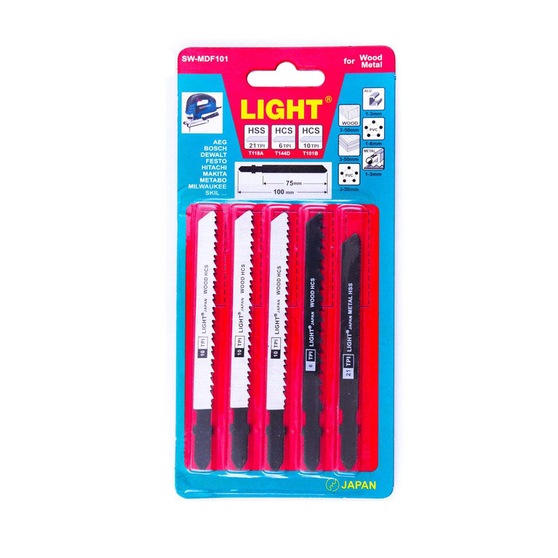 تیغه اره عمودبر مدل SW-MDF101 مجموعه 5 عددی