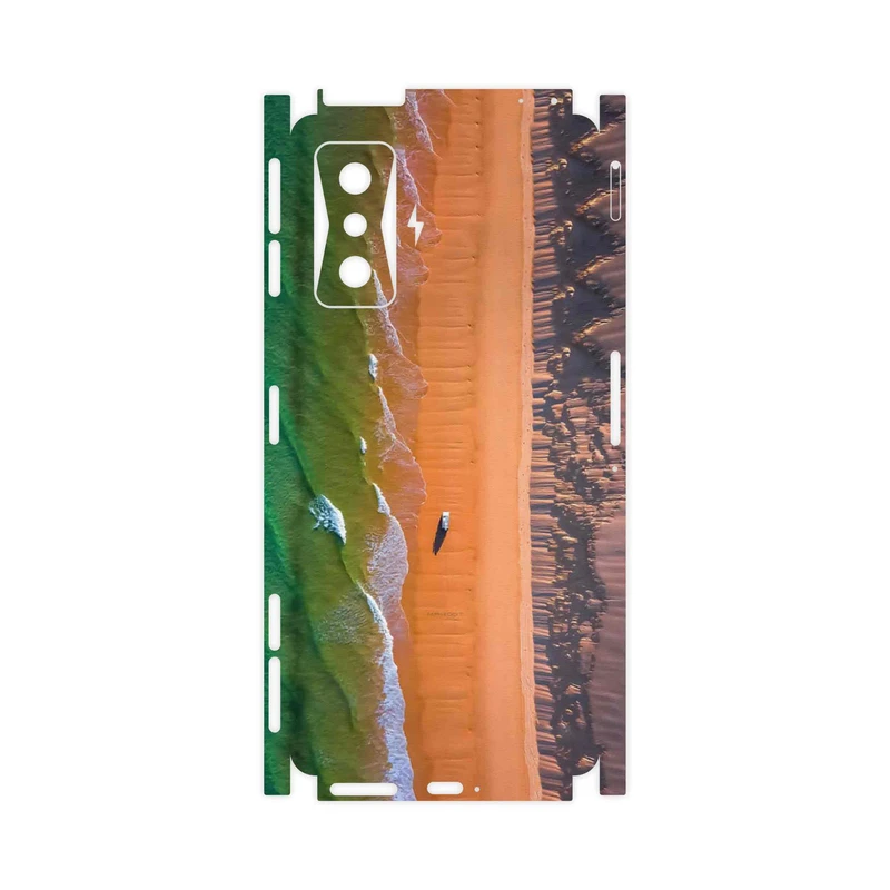 برچسب پوششی ماهوت مدل Beach and Green Sea-FullSkin مناسب برای گوشی موبایل شیائومی Poco F4 GT 5G