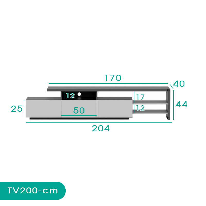 میز تلویزیون اسمردیس مدل TV200