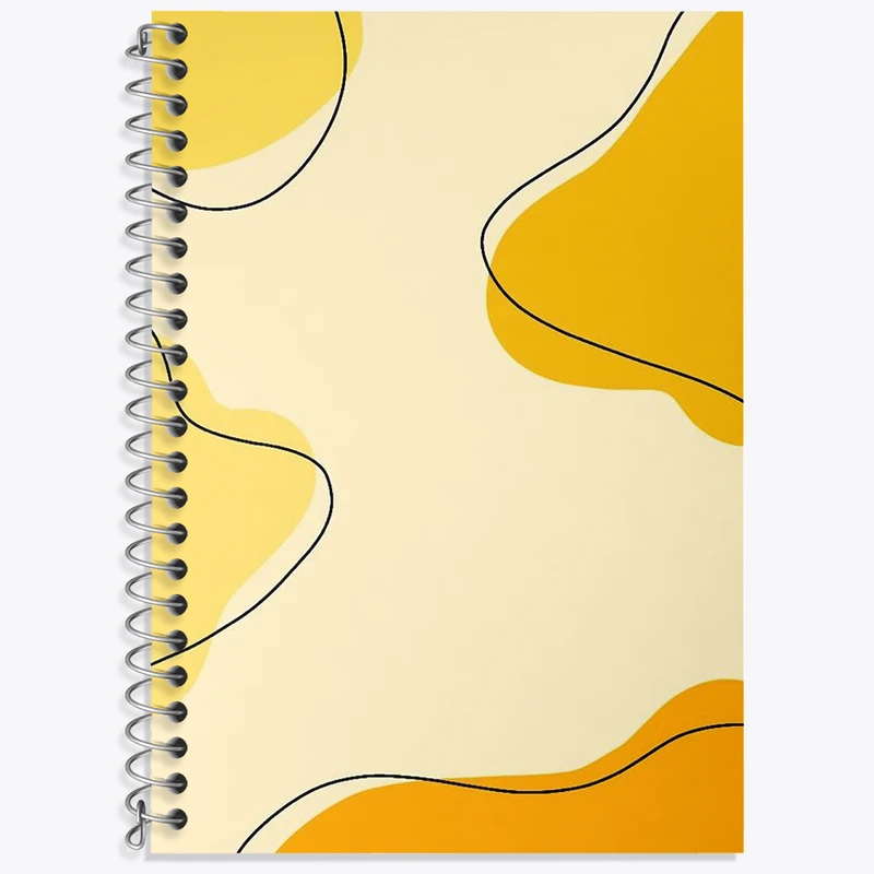 دفتر لغت 50 برگ خندالو طرح لکه رنگ کد N2772