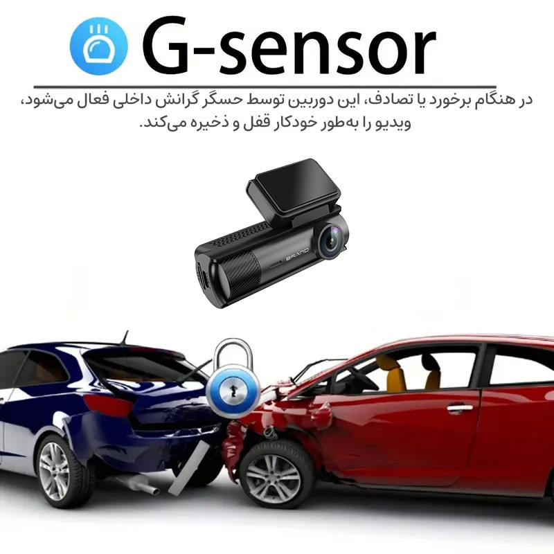 دوربین ثبت وقایع خودرو اتوویژن مدل OKCAM71-4K WiFi به همراه دوربین عقب