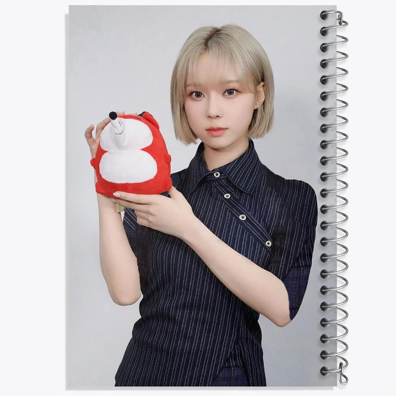 دفتر لیست خرید 50 برگ خندالو طرح وینتر گروه آسپا Aespa کد 19735