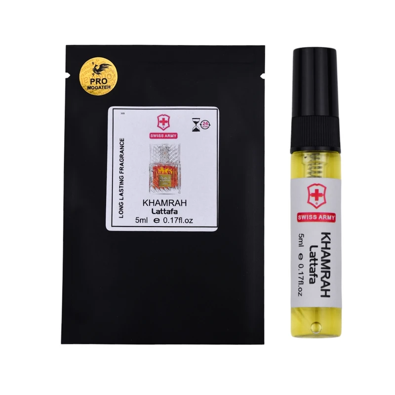 عطر جیبی سوئیس آرمی مدل خمره با رایحه گرم حجم 5 میلی‌لیتر