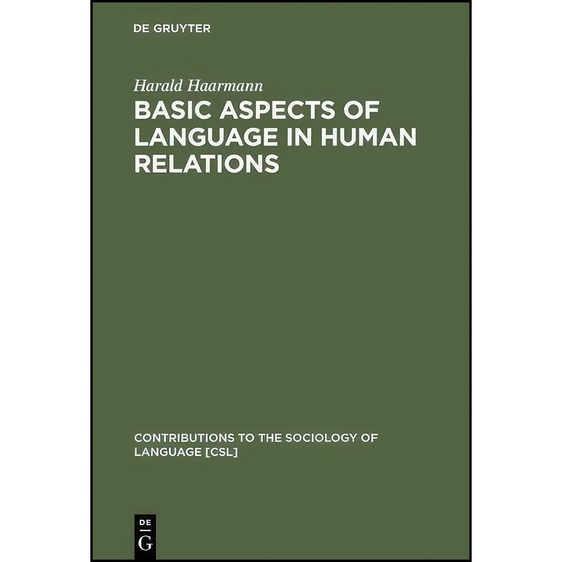 کتاب Basic Aspects of Language in Human Relations  اثر جمعي از نويسندگان انتشارات De Gruyter Mouton
