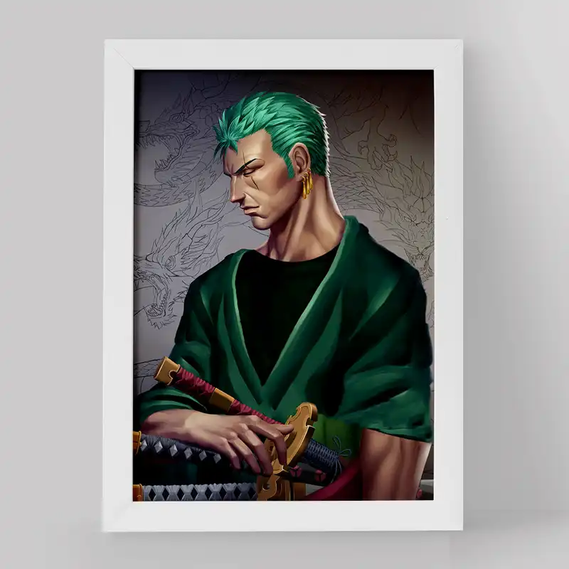 تابلو خندالو مدل زورو انیمه وان پیس One Piece کد 17224