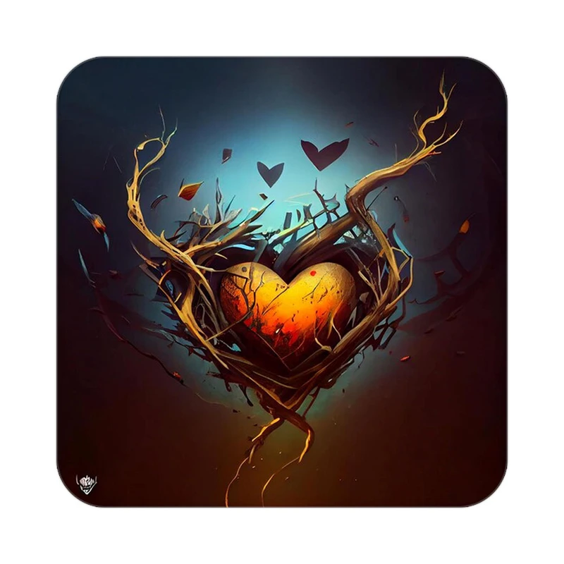 زیر لیوانی کاکتی مدل عاشقانه کد mp13569