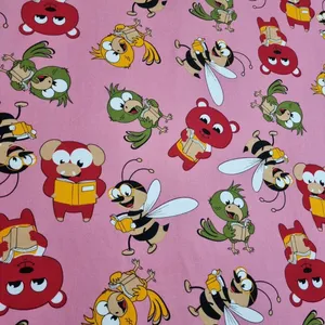 پارچه لباس مدل کودری نخی طرح زنبورک کد P