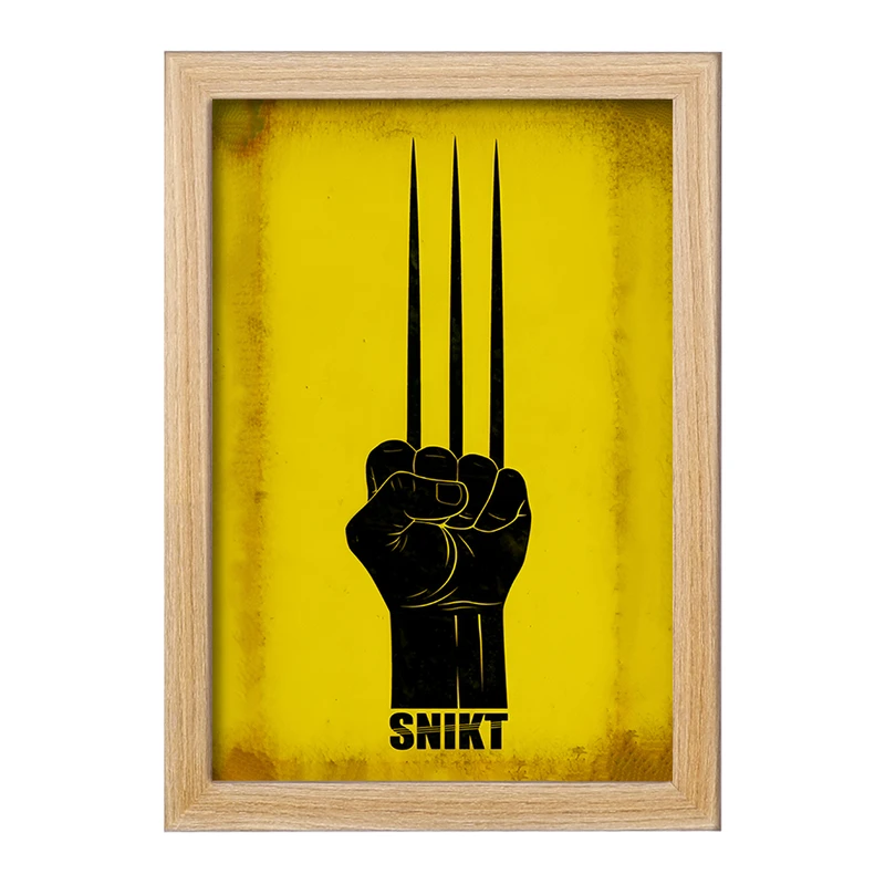 تابلو خندالو مدل Snikt کد F10343