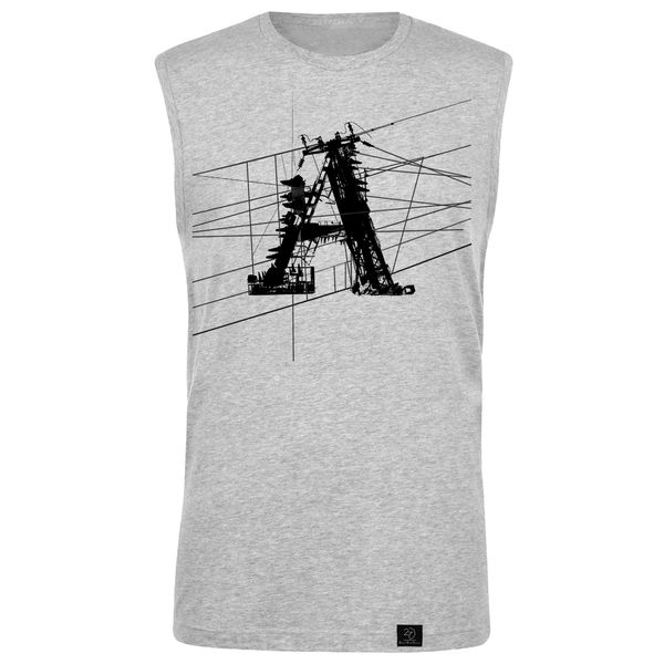 تاپ مردانه 27 مدل A کد B05 رنگ طوسی