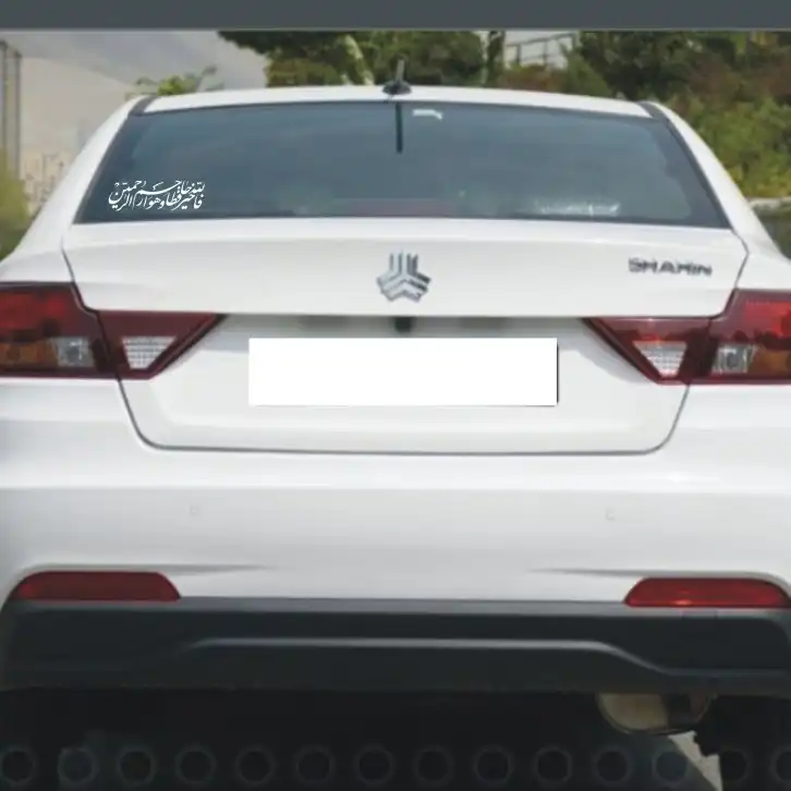 برچسب شیشه خودرو طرح مذهبی کد 123