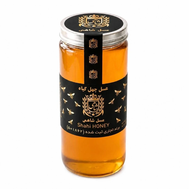 عسل طبیعی چهل گیاه محمدرضا شاهی الهویردی - 1000 گرم