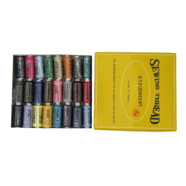 نخ خیاطی مدل OTO بسته 24 عددی