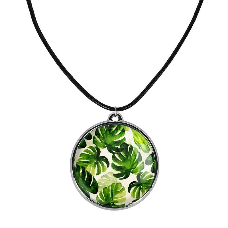 گردنبند خندالو مدل برگ انجیری کد 2896128962