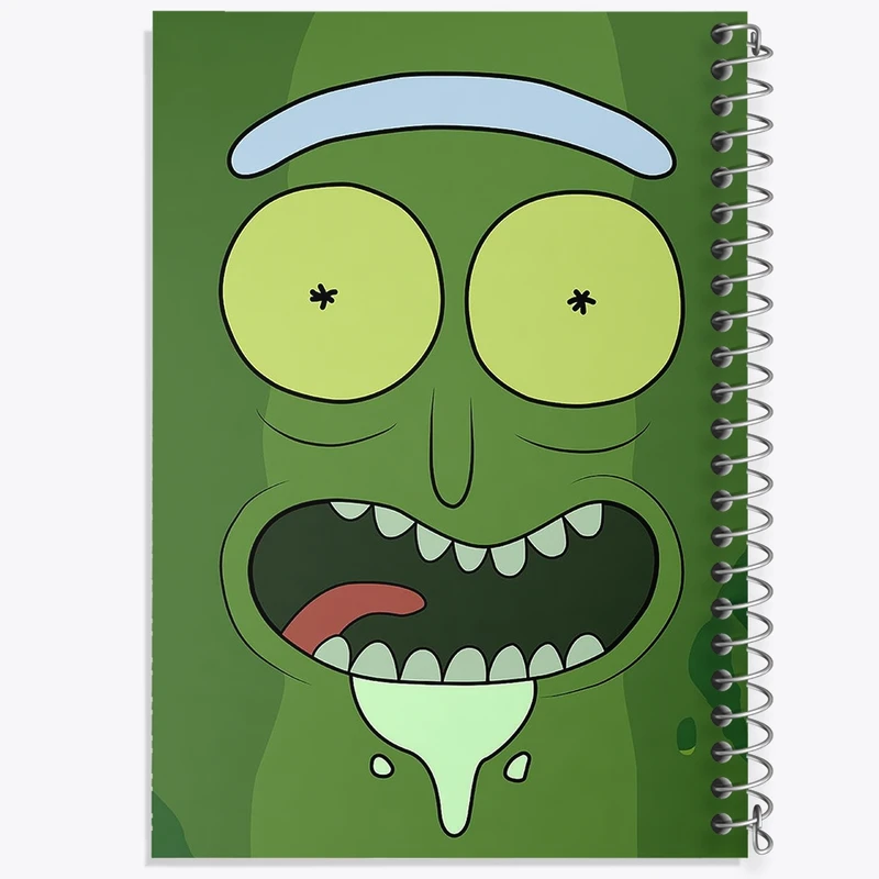 دفتر مشق 100 برگ خندالو طرح ریک و مورتی (Rick and Morty) کد F1249