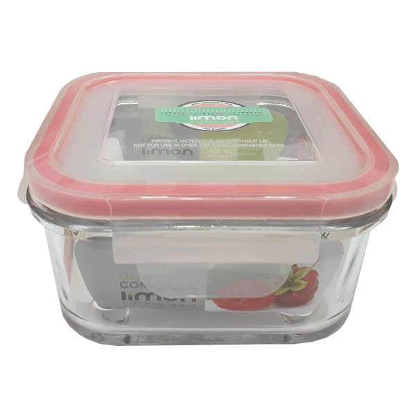ظرف نگهدارنده لیمون مدل شیشه ای ماکروویو کد HS2014