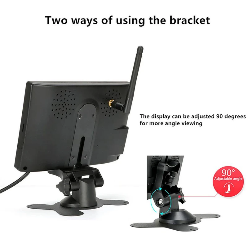 عکس شماره 10 : مانیتور و دوربین دنده عقب خودرو مدل k0082a2-dc12-24v