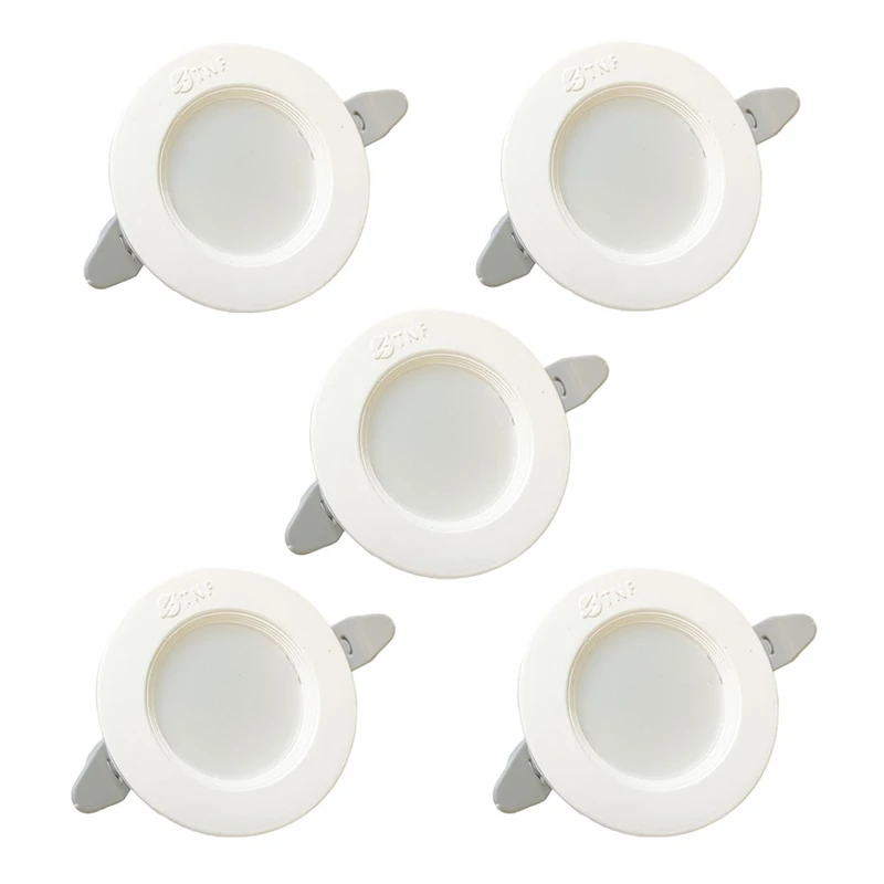 هالوژن ال ای دی 10 وات تابش نور مدل آوان بسته 5 عددی 