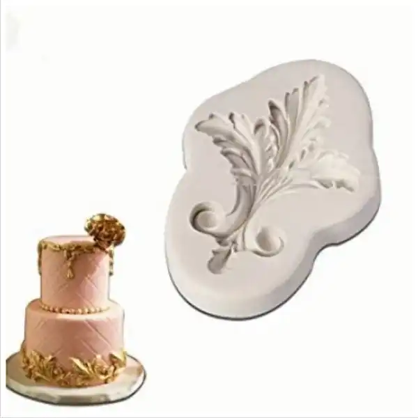 قالب فوندانت به گز مدل حاشیه و پایه مدرن