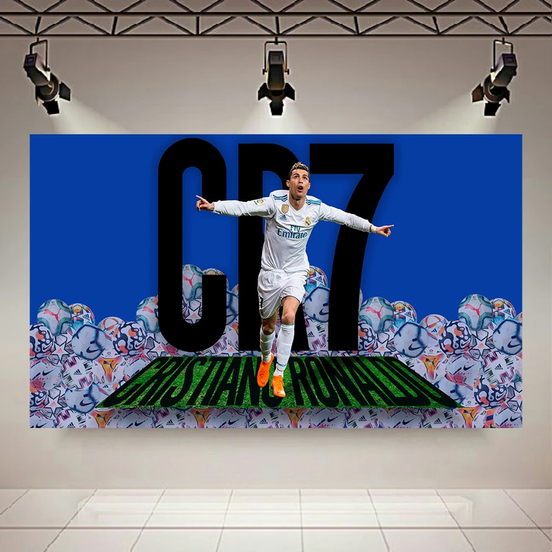 پوستر دیواری طرح رونالدو مدل شادی قهرمان کد AR304869
