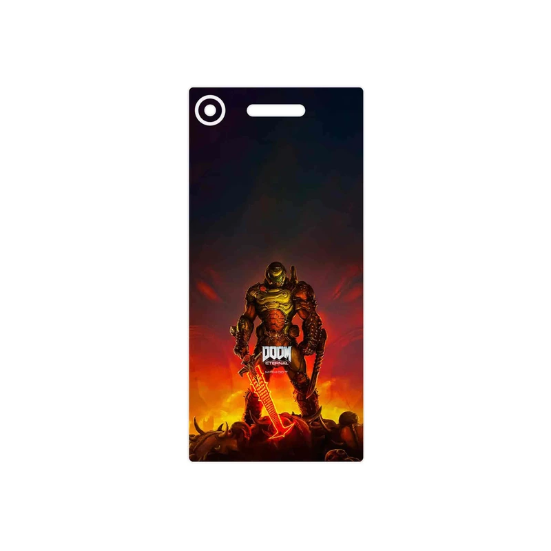 برچسب پوششی ماهوت مدل DOOM Game Series مناسب برای گوشی موبایل سونی Xperia XZ1