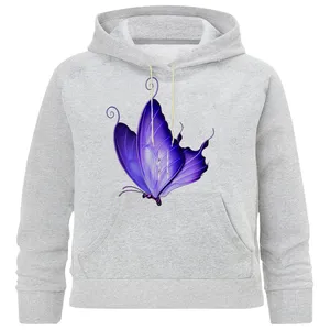 هودی دخترانه مدل M 2 پروانه