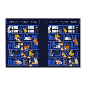 کاغذ کادو ترمه طراحان ایده مدل گربه های بامزه کد strm0057