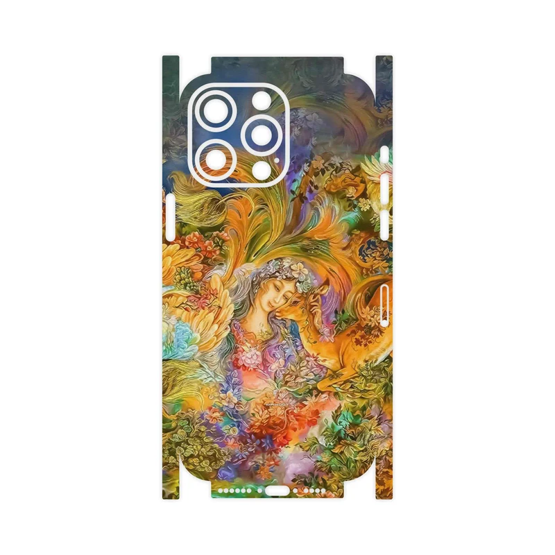 برچسب پوششی ماهوت مدل Persian miniature 3-FullSkin مناسب برای گوشی موبایل اپل iPhone 15 Pro Max