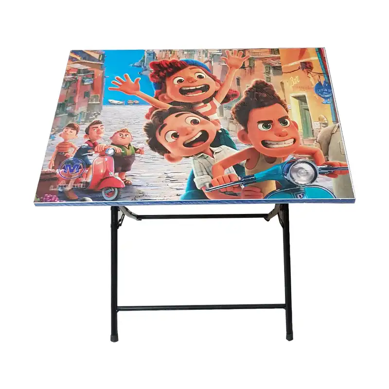 ست میز تحریر و صندلی آسایش مدل تاشو باکسدار طرح لوکا