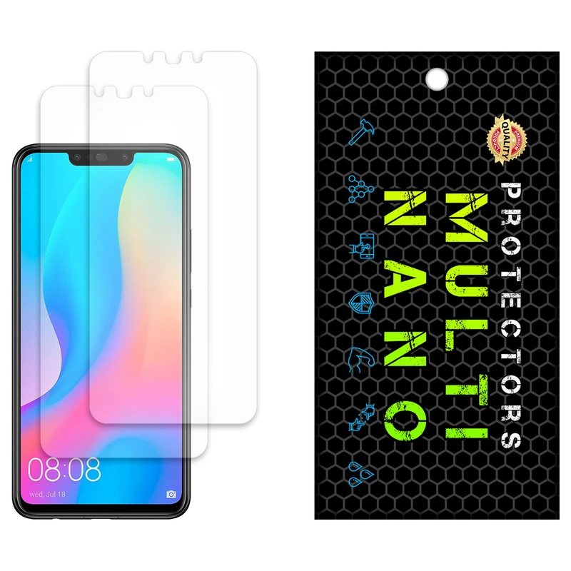 محافظ صفحه نمایش مات مولتی نانو مدل X-S2M مناسب برای گوشی موبایل هوآوی P Smart Plus 2018 بسته دو عددی