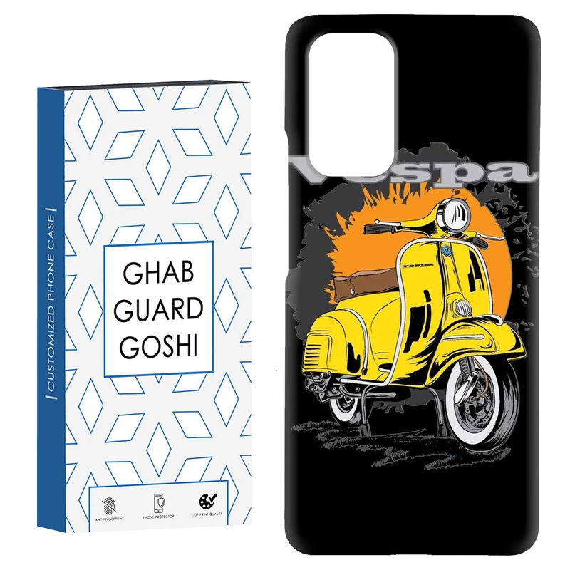 کاور قاب گارد گوشی طرح موتور وسپا کد Dimo-161 مناسب برای گوشی موبایل شیائومی Redmi Note 9 4G / Redmi 9T