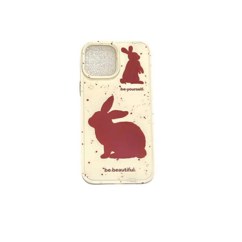 کاور طرح خرگوش کد WI 543  مناسب برای گوشی موبایل اپل Iphone 13 pro