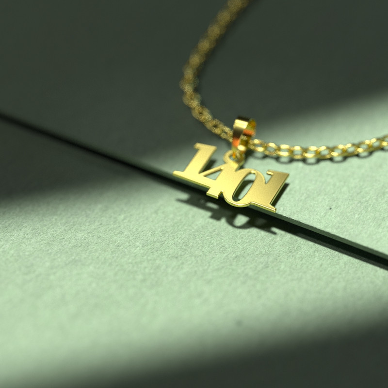 گردنبند طلا 18 عیار زنانه مدوپد مدل 1401 گردنبند طلا 18 عیار زنانه مدوپد مدل 1401