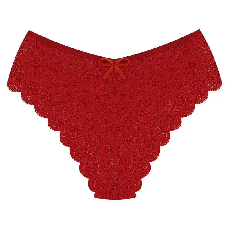 ست شورت و نیم تنه زنانه مدل گیپور رنگ زرشکی