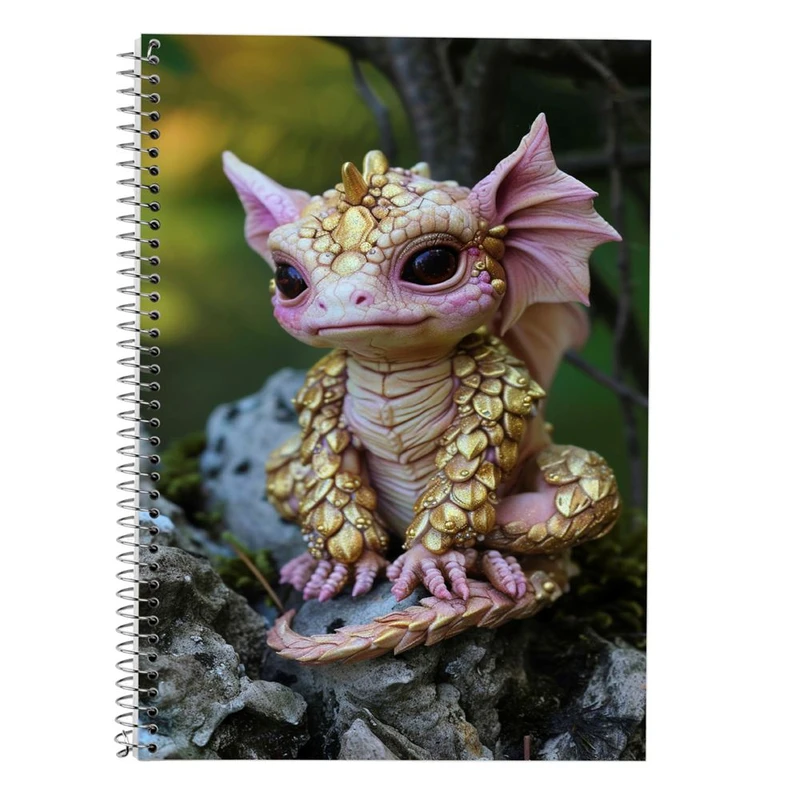 دفتر لغت 50 برگ مدوپد طرح اژدها کد DF16791