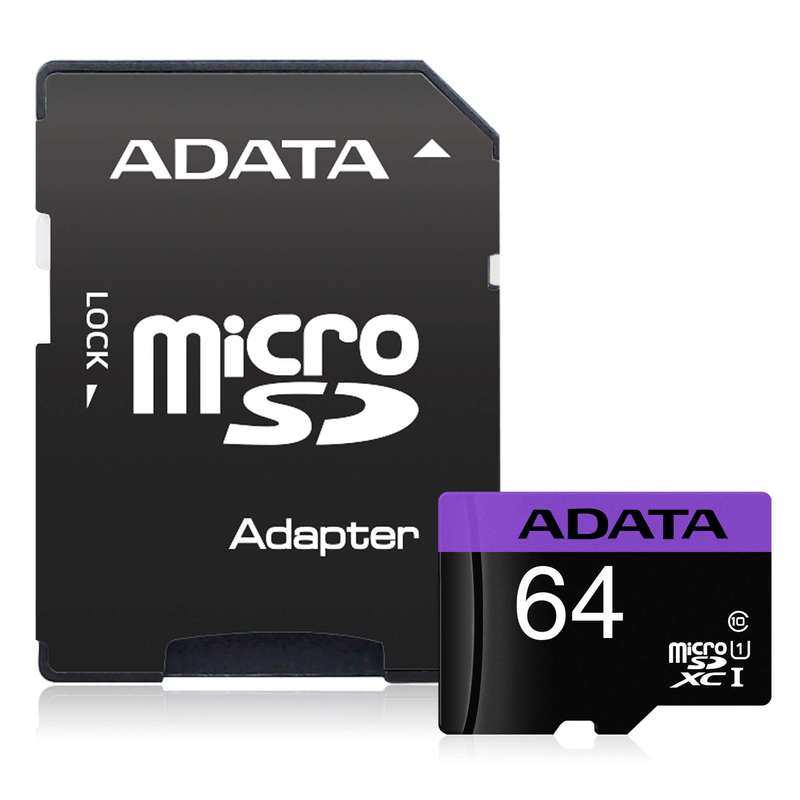 کارت حافظه microSDHC ای دیتا مدل Premier کلاس 10 استاندارد UHS-I سرعت 80MBps ظرفیت 64 گیگابایت کارت حافظه microSDHC ای دیتا مدل Premier کلاس 10 استاندارد UHS-I سرعت 80MBps ظرفیت 64 گیگابایت
