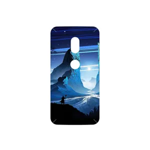 MAHOOT Blue Mountains Digital Art Cover Sticker for Motorola Moto G4 Play