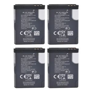 باتری موبایل مدل BL-5C با ظرفیت 1020میلی آمپرساعت مناسب برای گوشی موبایل نوکیا 5C بسته 4 عددی