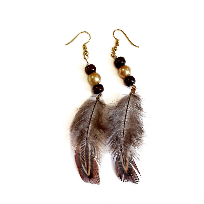 گوشواره زنانه مدل پر گوشواره زنانه مدل پر