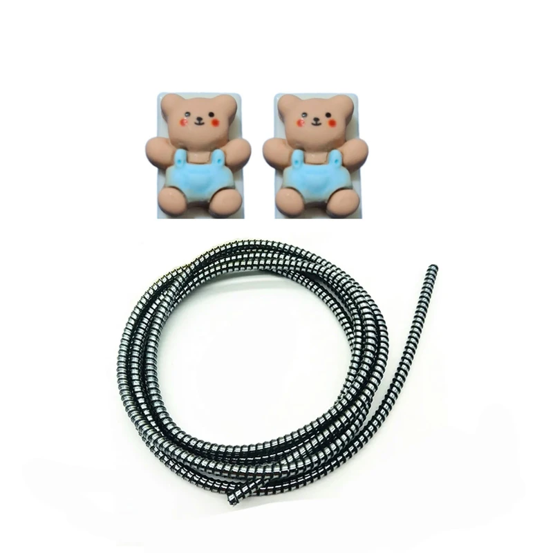 محافظ کابل شارژ و هندزفری طرح خرس مدل Bear22 بسته سه عددی 