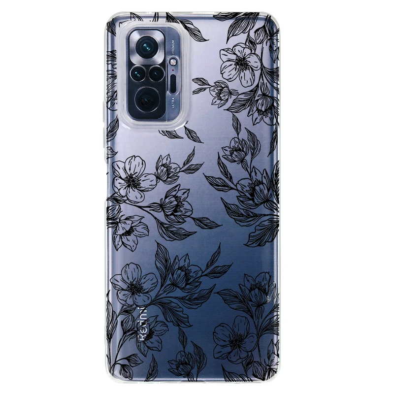 کاور مگافون طرح گل مدل C50-B مناسب برای گوشی موبایل شیائومی Redmi Note 10 Pro / 10 Pro Max