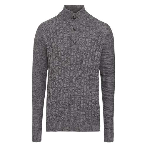 پلیور مردانه لیورجی مدل بافت کد LuxSeries2022G رنگ طوسی