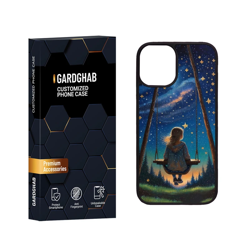 کاور گارد قاب مدل دور ژله ای  دخترانه مناسب برای گوشی موبایل  اپل iPhone 12 Mini