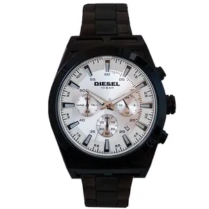 ساعت مچی عقربه‌ای مردانه دیزل مدل بندفلزی تاریخ شمار سه موتور فعال کرنوگراف ضدآب کد 1