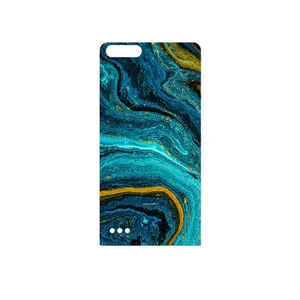 MAHOOT Turquoise marblewith golden streaks Cover Sticker for Huawei Ascend G6
