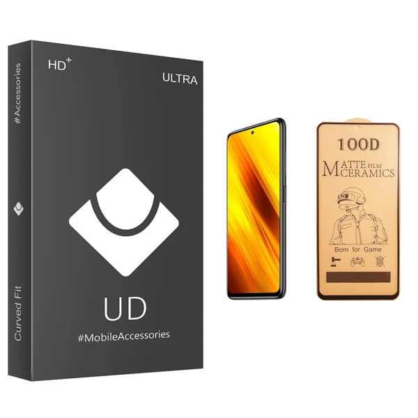 محافظ صفحه نمایش سرامیکی یو دی مدل ULTRA مناسب برای گوشی موبایل شیائومی Poco X3