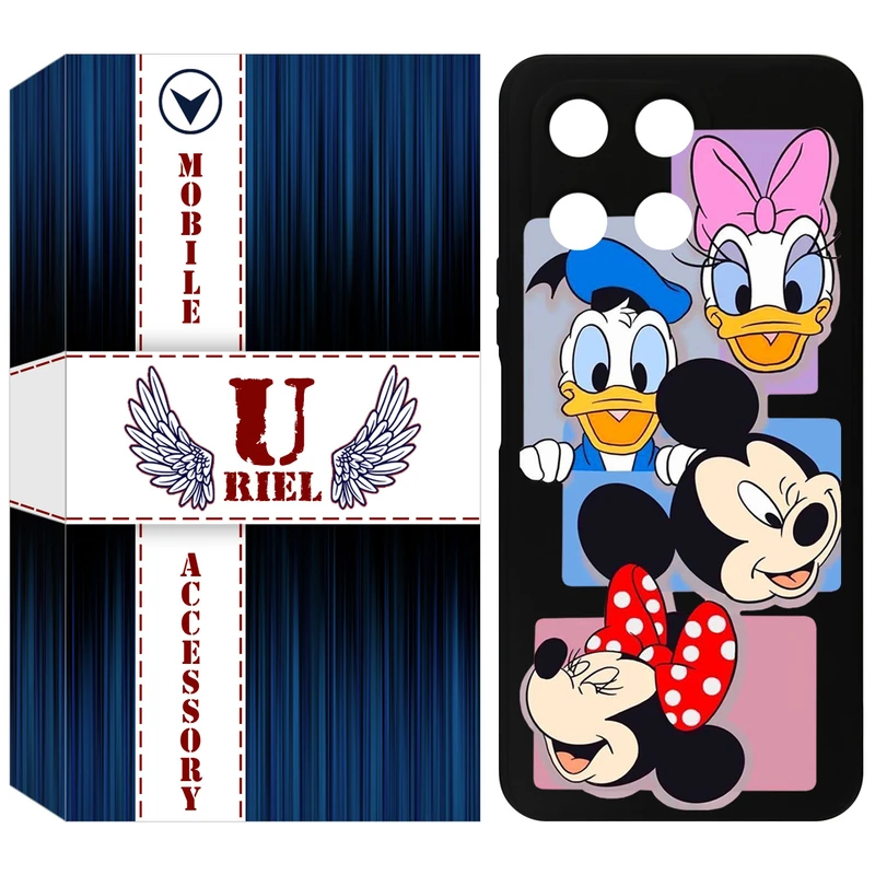 کاور یوریل مدل KSH کد 5 طرح عروسکی مناسب برای گوشی موبایل آنر X6A / X6A Plus