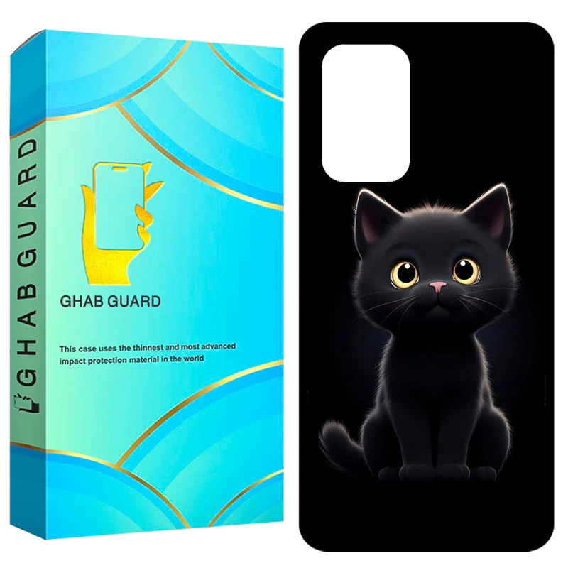 کاور قاب گارد طرح گربه مدل GCHPA53 مناسب برای گوشی موبایل سامسونگ Galaxy A53 5G