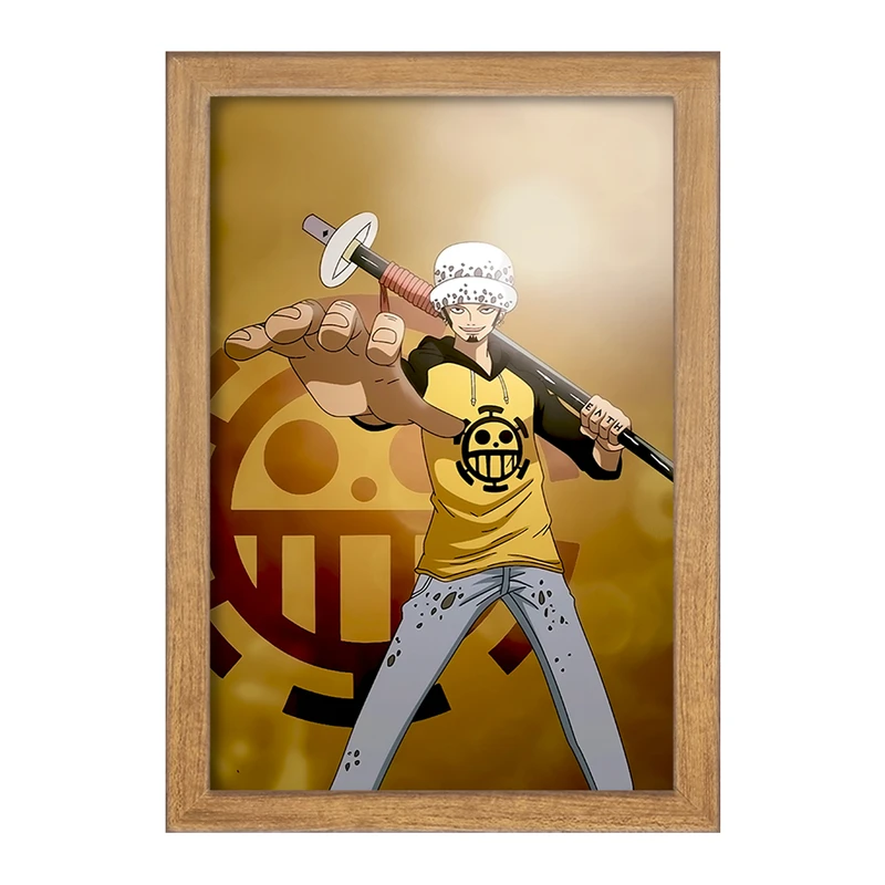 تابلو خندالو مدل ترافلگر انیمه وان پیس One Piece  کد 17217