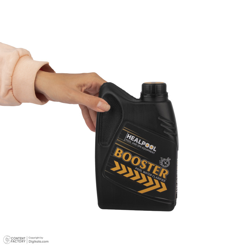 مایع سرعت دهنده و مکمل شفاف کننده آب استخر هیل پول مدل 001 حجم 1000 میلی لیتر